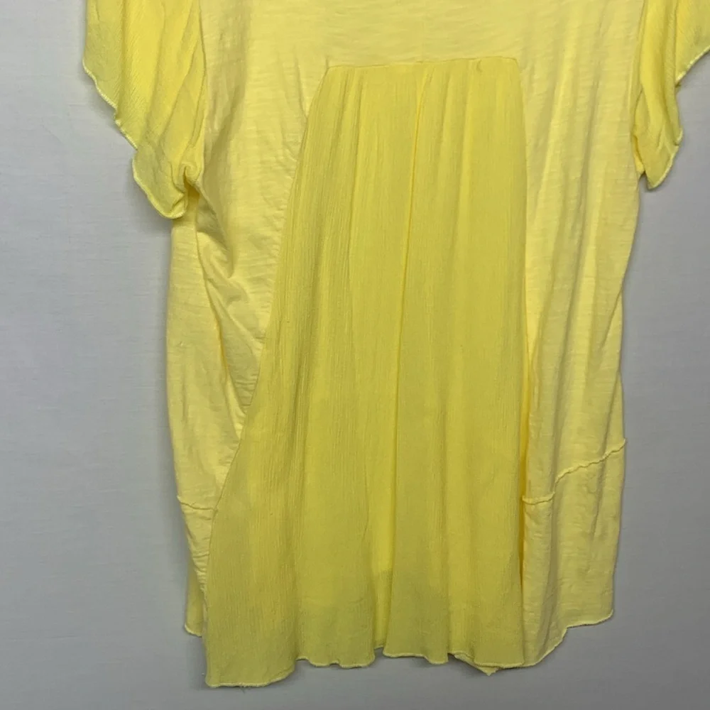 Soft Surroundings Yellow Blouse Size XL - Picture 9 of 9